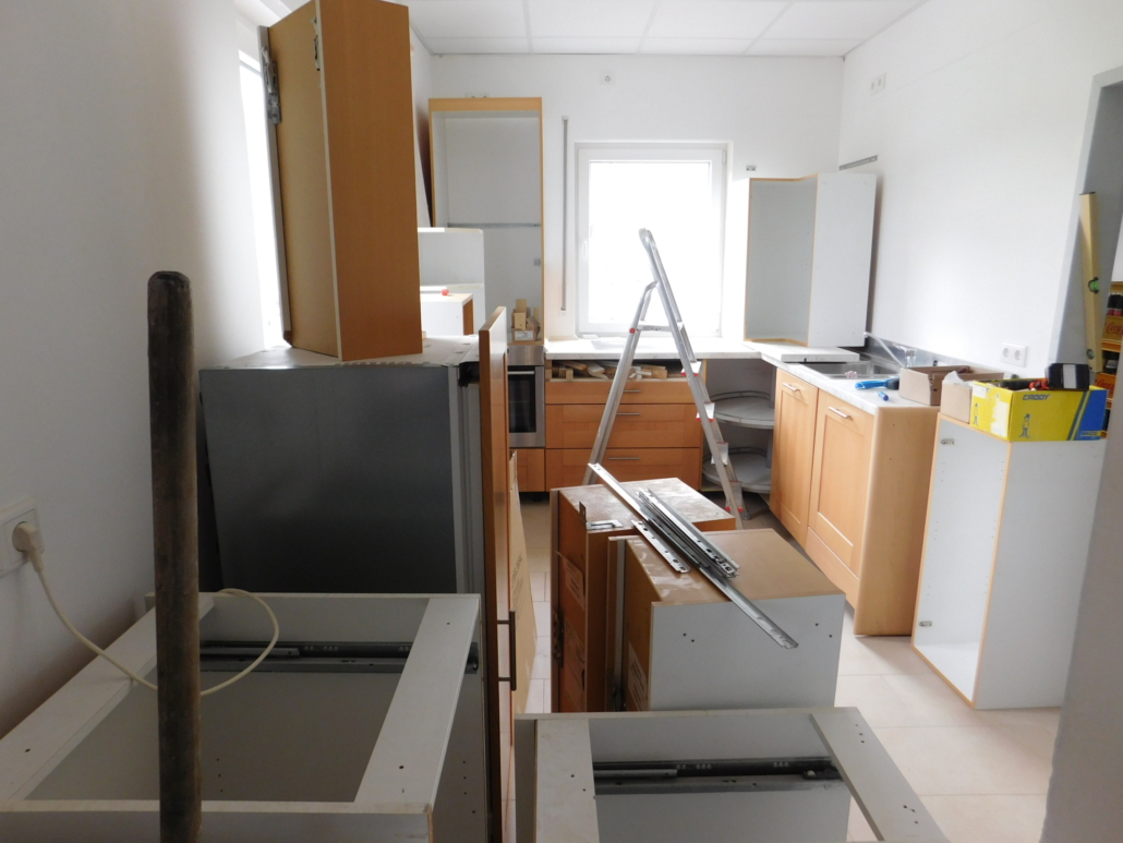 Fortschritt Innenausbau Küche vom 4. Februar 2020
